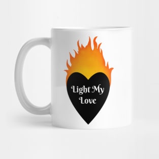 Light My Love // Black Mug